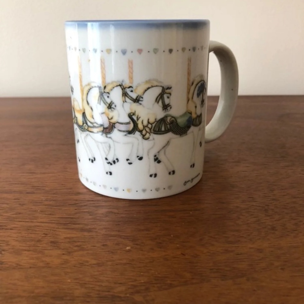 Vintage Otigiri Carousel Mug